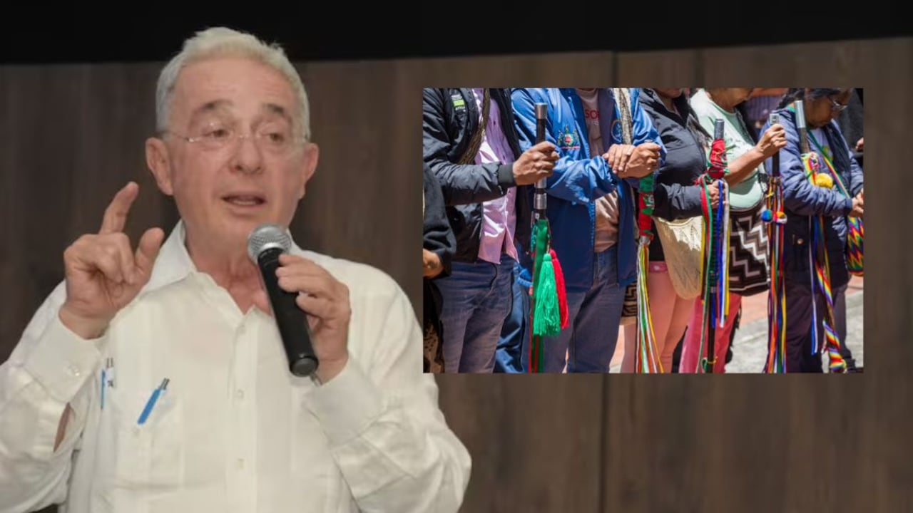 Uribe acusa a Petro y Cepeda de impulsar la minga indígena en el país