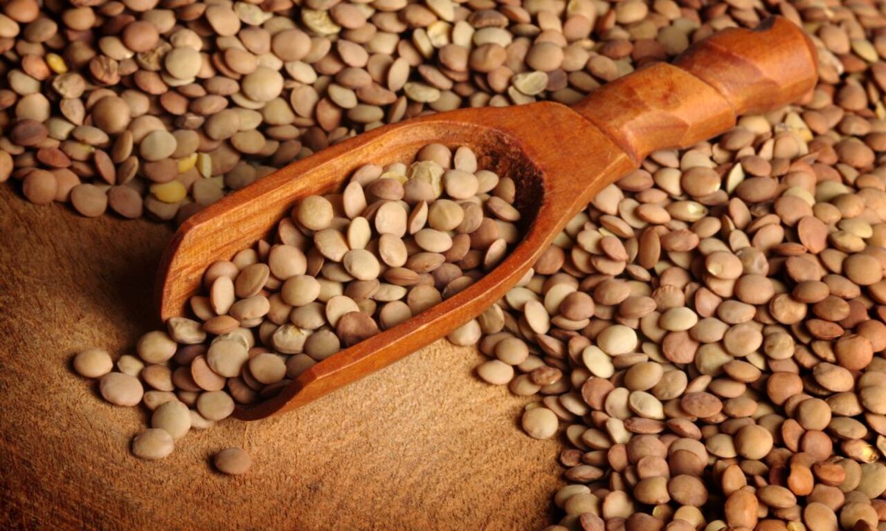 Lentejas para poner en la entrada de la casa.