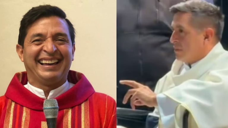 El Padre Chucho apareció en silla de ruedas durante una eucaristía.