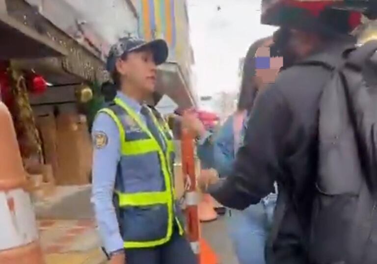 El hecho ocurrió en el centro de Cali.