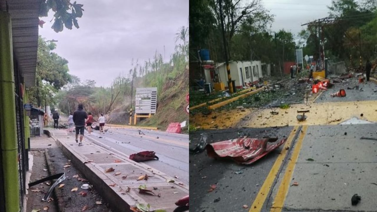 Disidentes de las Farc accionaron un vehículo cargado explosivos en la vía que comunica Popayán con Pasto, destruyendo el peaje ubicado en el sector de La Depresión.