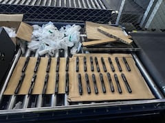 Este fue el material incautado por las autoridades.