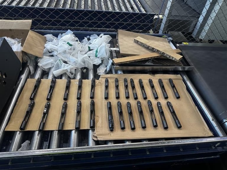 Este fue el material incautado por las autoridades.