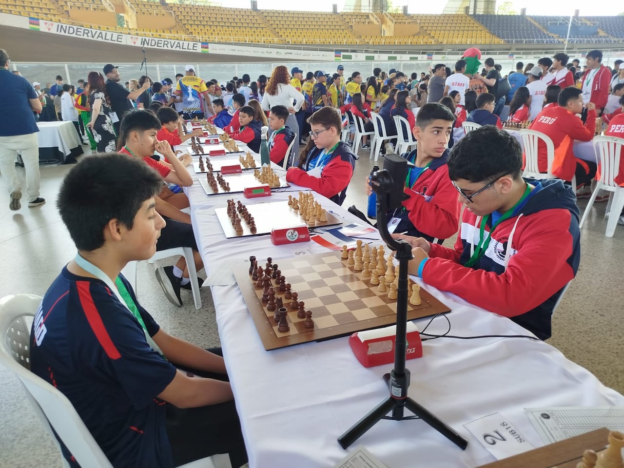 Algunos de los participantes del Festival Sudamericano de la Juventud de Ajedrez 2025.