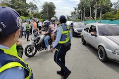 Los operativos de Semana Santa y plan retorno en Cali. Contaron con más de 400 agentes de tránsito, apoyados por la Policia Nacional.