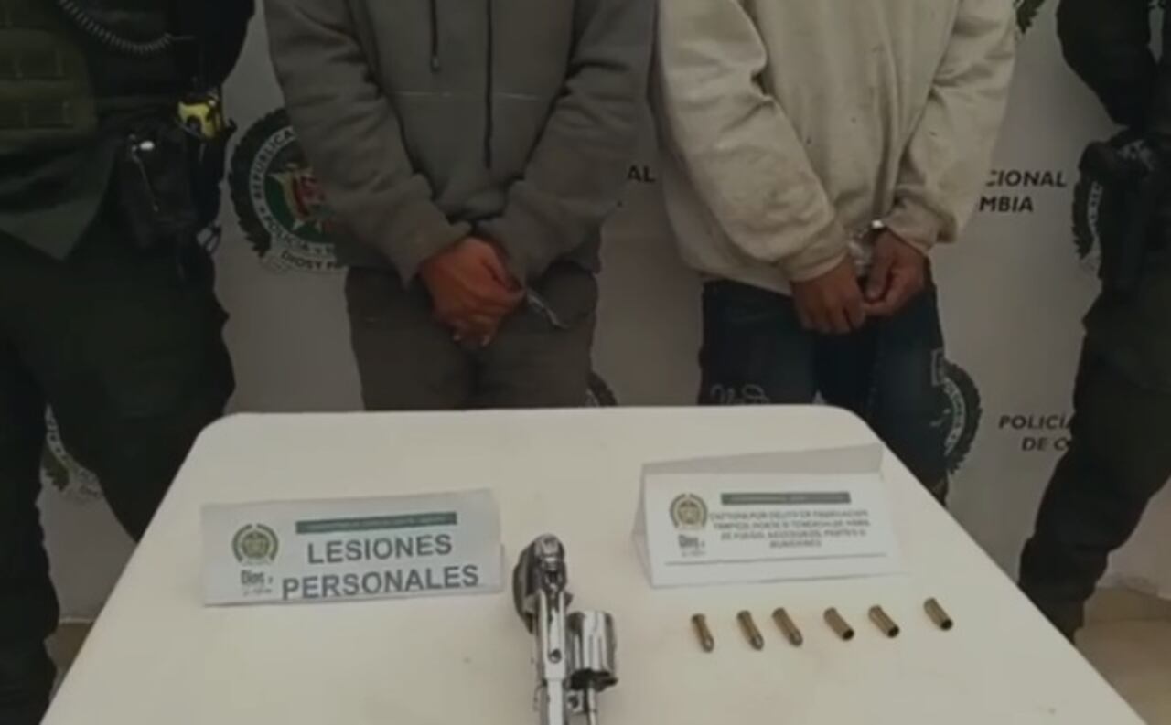 La aprehensión de estos sujetos se dio en medio de los controles que adelanta la Policía en la ciudad fronteriza de Ipiales, Nariño.