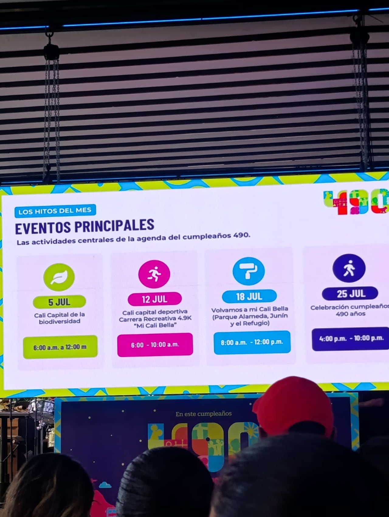 Eventos principales con los que contara la ciudad.