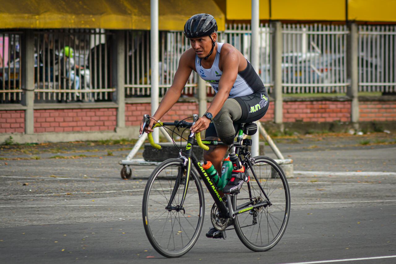 José Manuel Martínez, paratriatlonista.