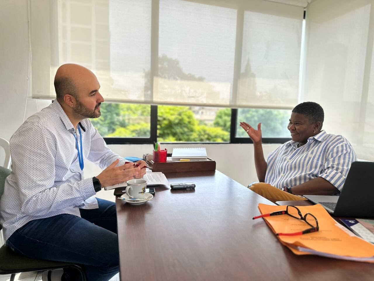 Johana Caicedo: "Como funcionario público, debo poner la Constitución por encima de mis creencias y miradas personales”.