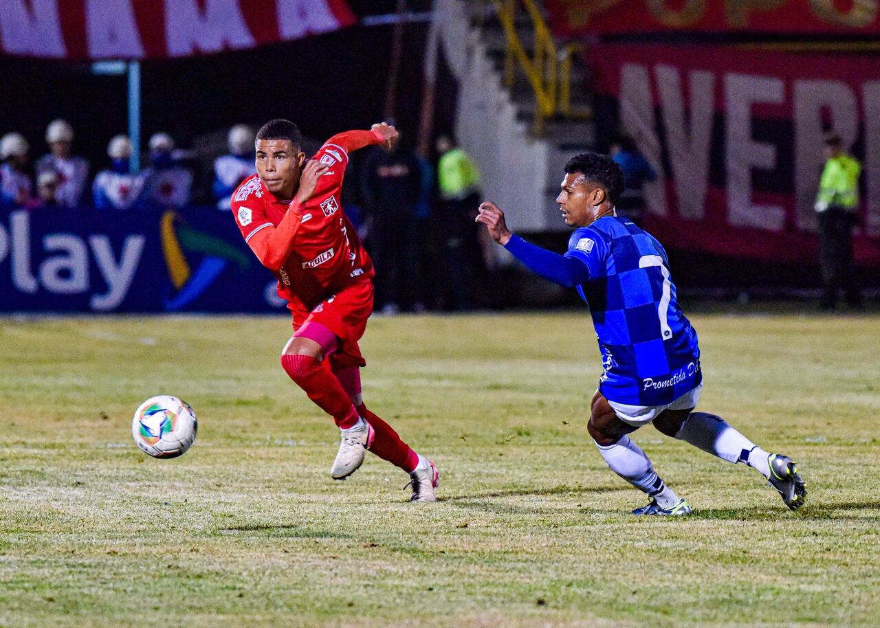 Imagen del partido entre Boyacá Chicó y América de Cali por la fecha 18 del segundo semestre de la Liga Colombiana 2025.