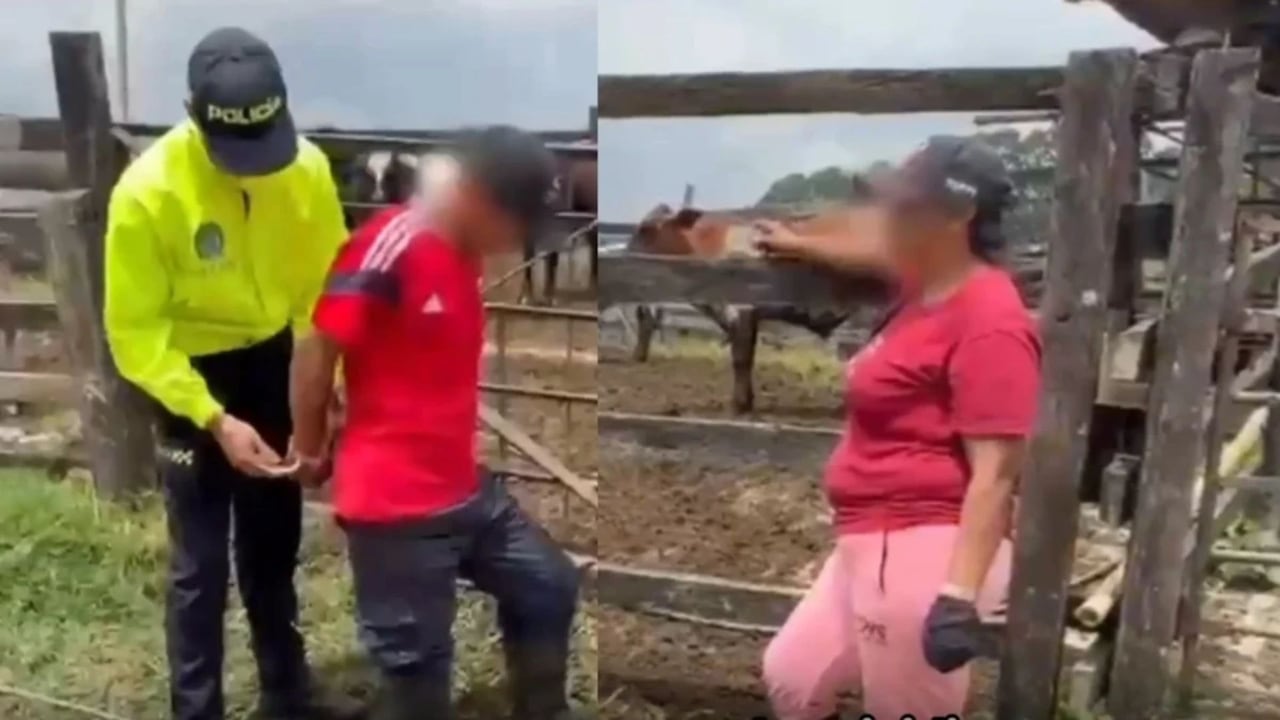 Alias ‘Cortico’ y ‘Sonia’ fueron capturados durante un operativo conjunto de las autoridades en Caldas.