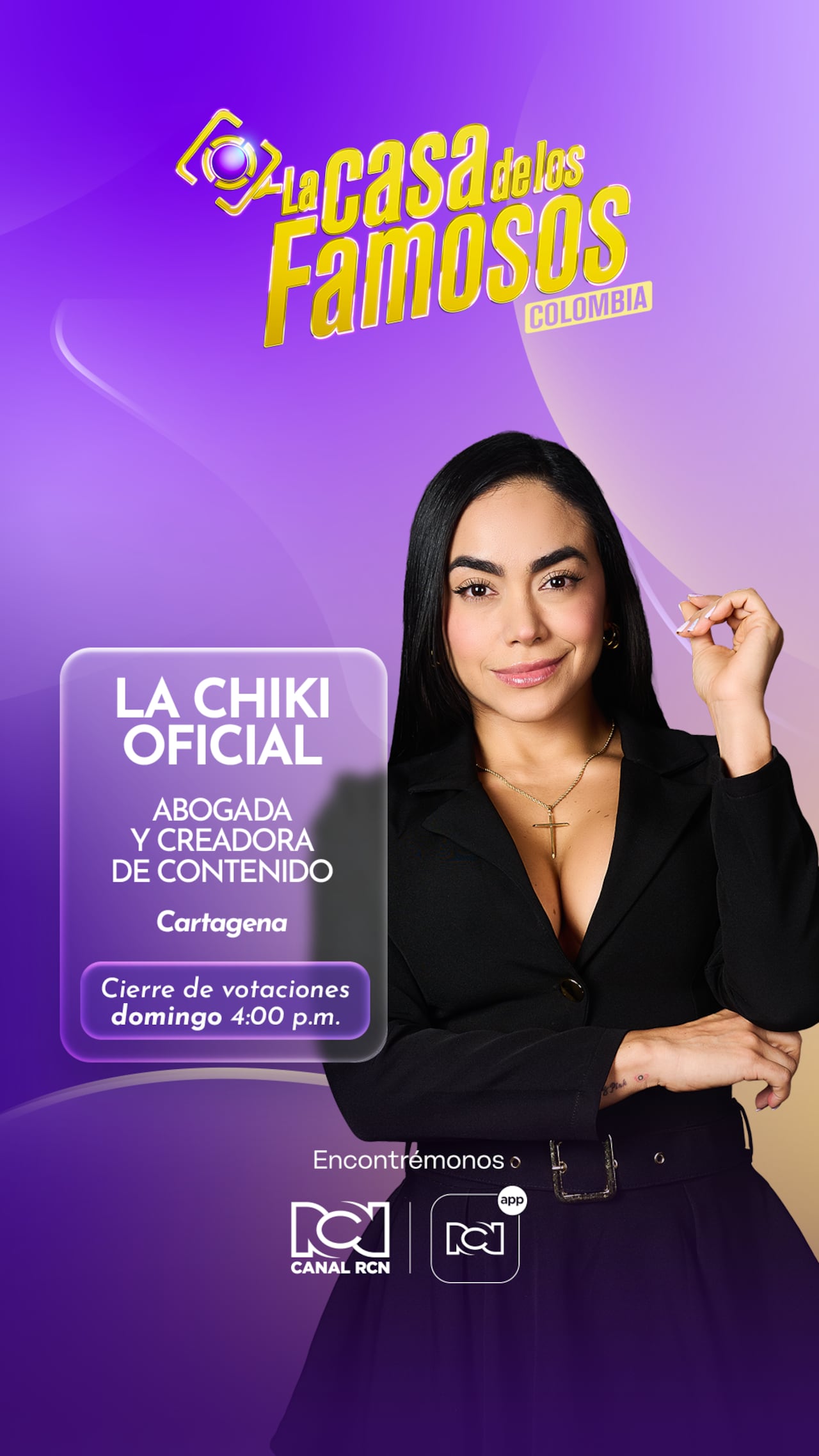 La Chiki Oficial, participante de La Casa de los Famosos.