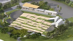 Imagen de ilustrada de como quedará el nuevo estadio de BMX en la ciudad de Cali.