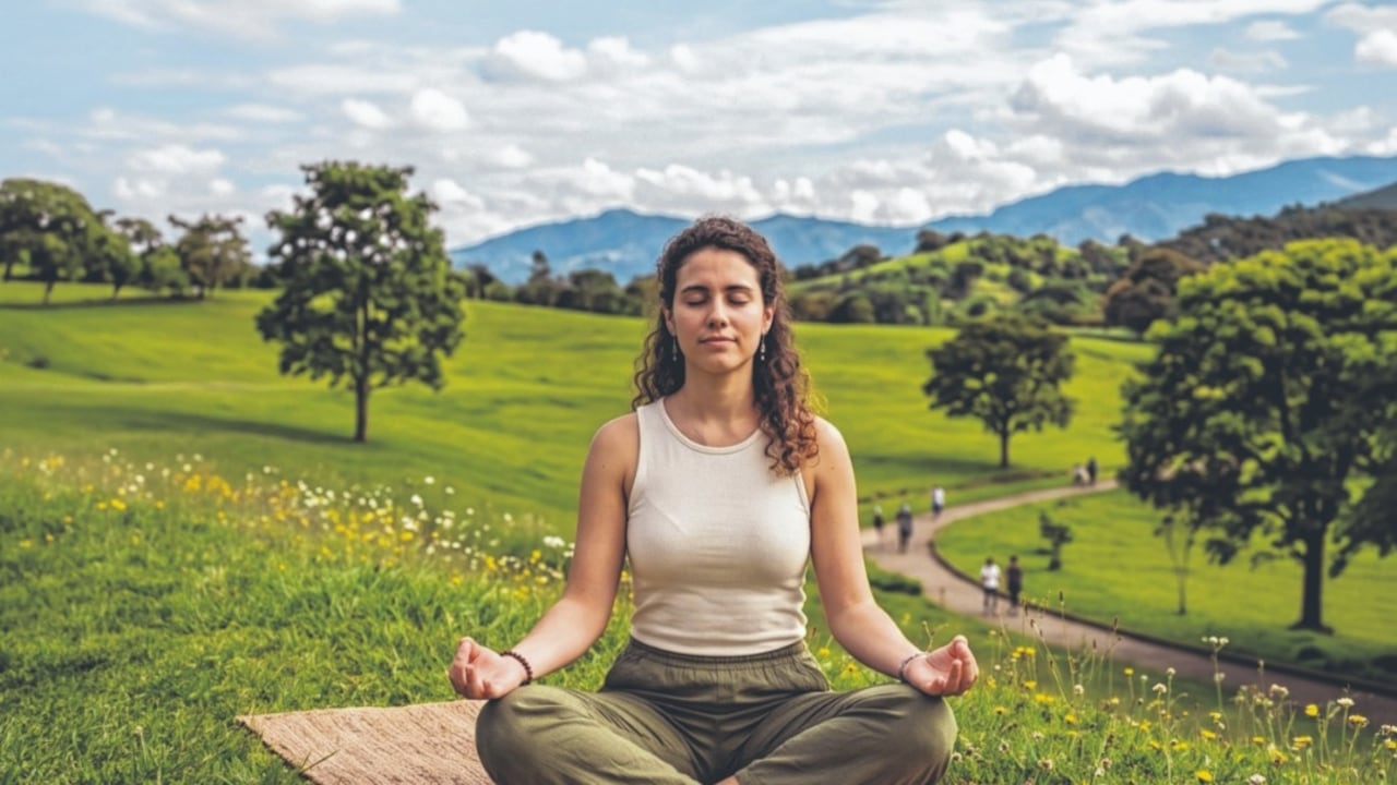 La meditación diaria ayuda a controlar los pensamientos negativos.