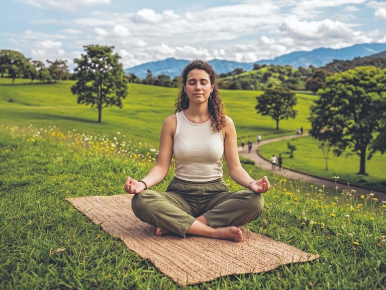 La meditación diaria ayuda a controlar los pensamientos negativos.