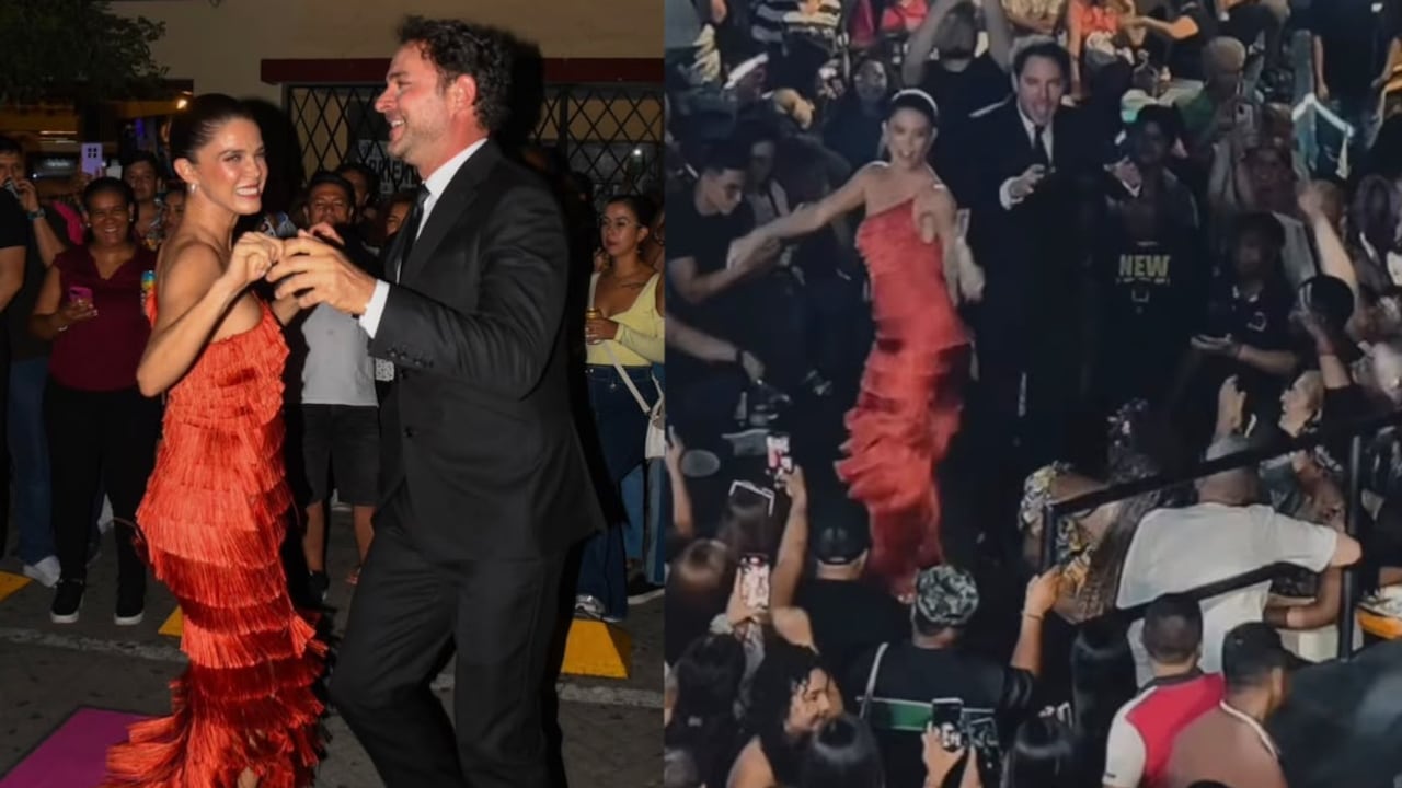 Manolo Cardona y Juanita Acosta bailaron ‘Cali Ají’ en el Bulevar