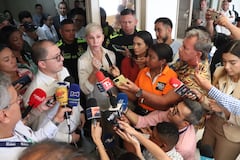 Rueda de prensa del fiscal Francisco Barbosa y la gobernadora Dilian Francisca Toro