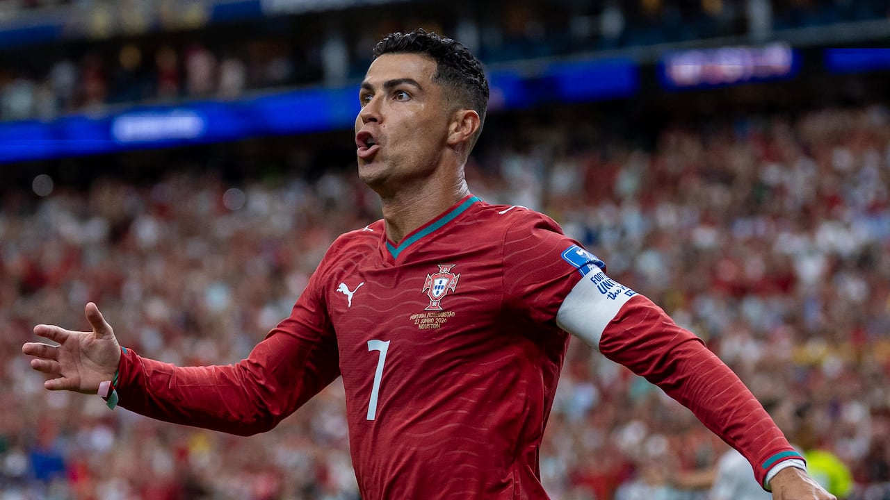 Cristiano Ronaldo, goleador de la Selección Portugal.