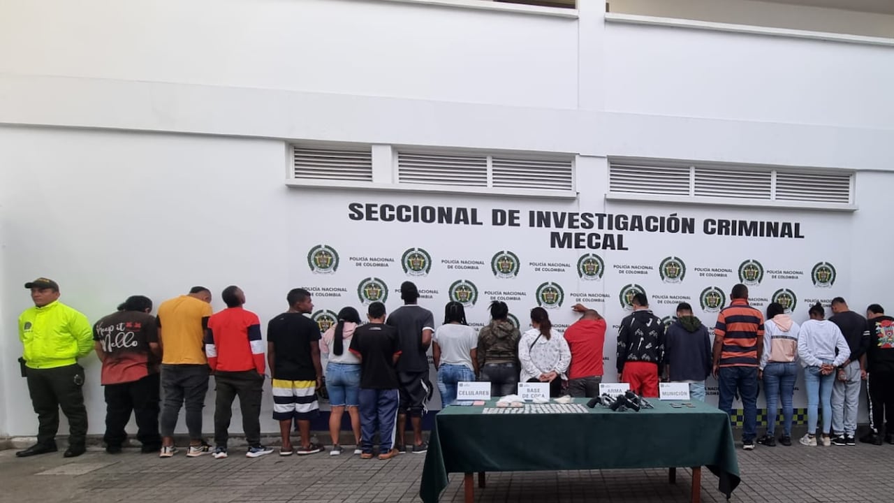 En total se logró la captura de 20 personas por diferentes delitos.