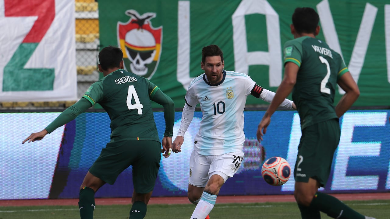 Imágenes del último partido en Bolivia, por eliminatorias, entre Bolivia y Argentina. Fue el 13 de octubre de 2020
