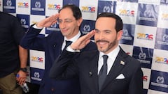 Abelardo de la Espriella y su fórmula vicepresidencial, José Manuel Restrepo.