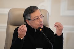 Gustavo Petro durante el consejo de ministros del lunes 19 de enero.