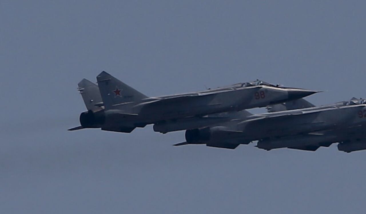 El MiG-31 es uno de los aviones del Ejército de Rusia