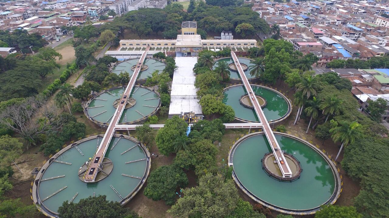 Planta de agua de Emcali.