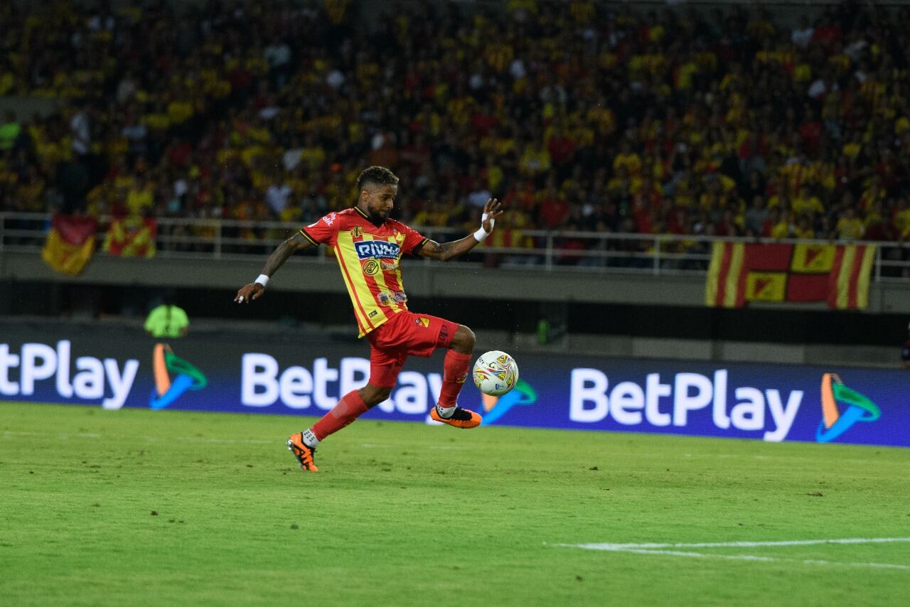 Imagen del partido entre Deportivo Pereira y Deportivo Cali por la fecha 1 del primer semestre de la Liga colombiana 2024.