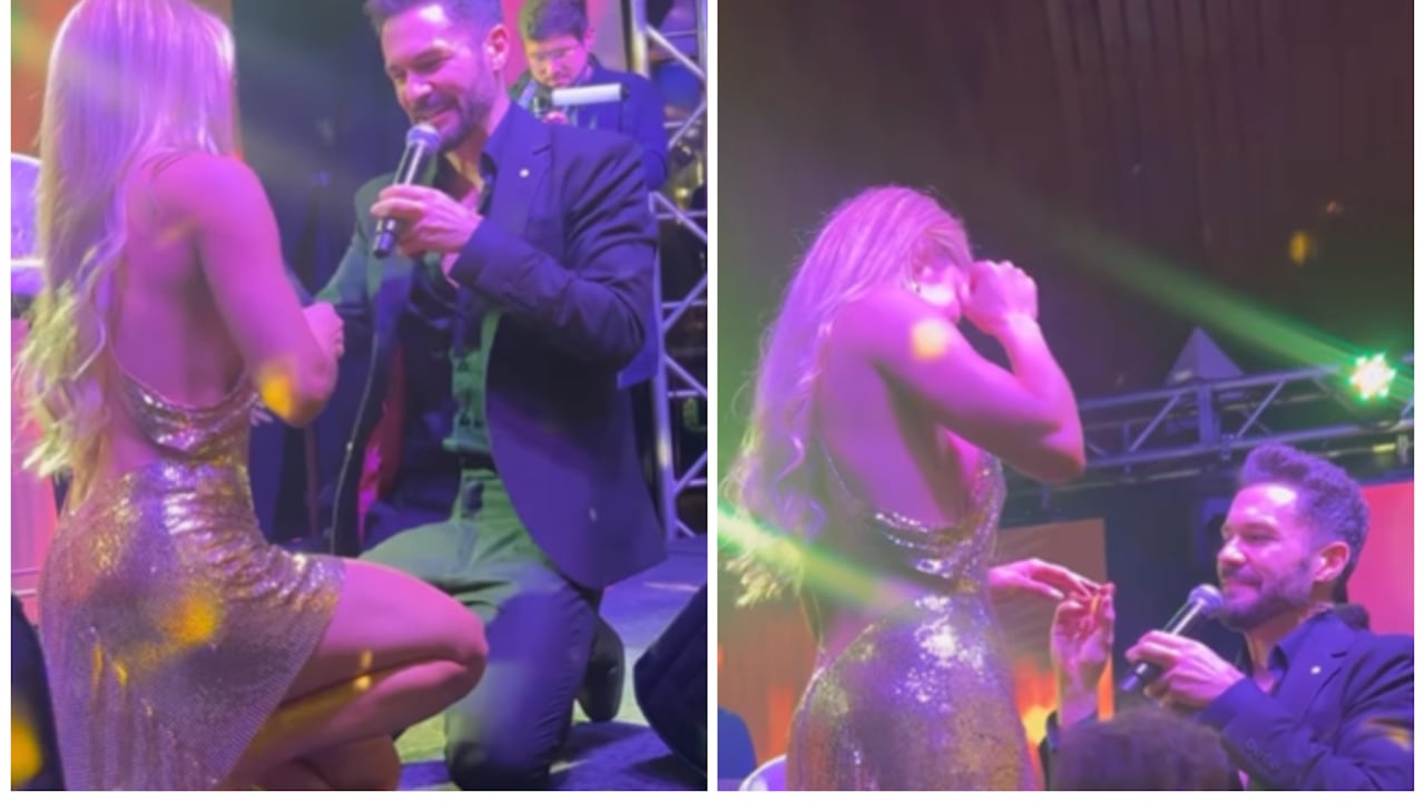 Cristina Hurtado y Jose Narváez se vuelven a casar y así fue la romántica pedida de mano.