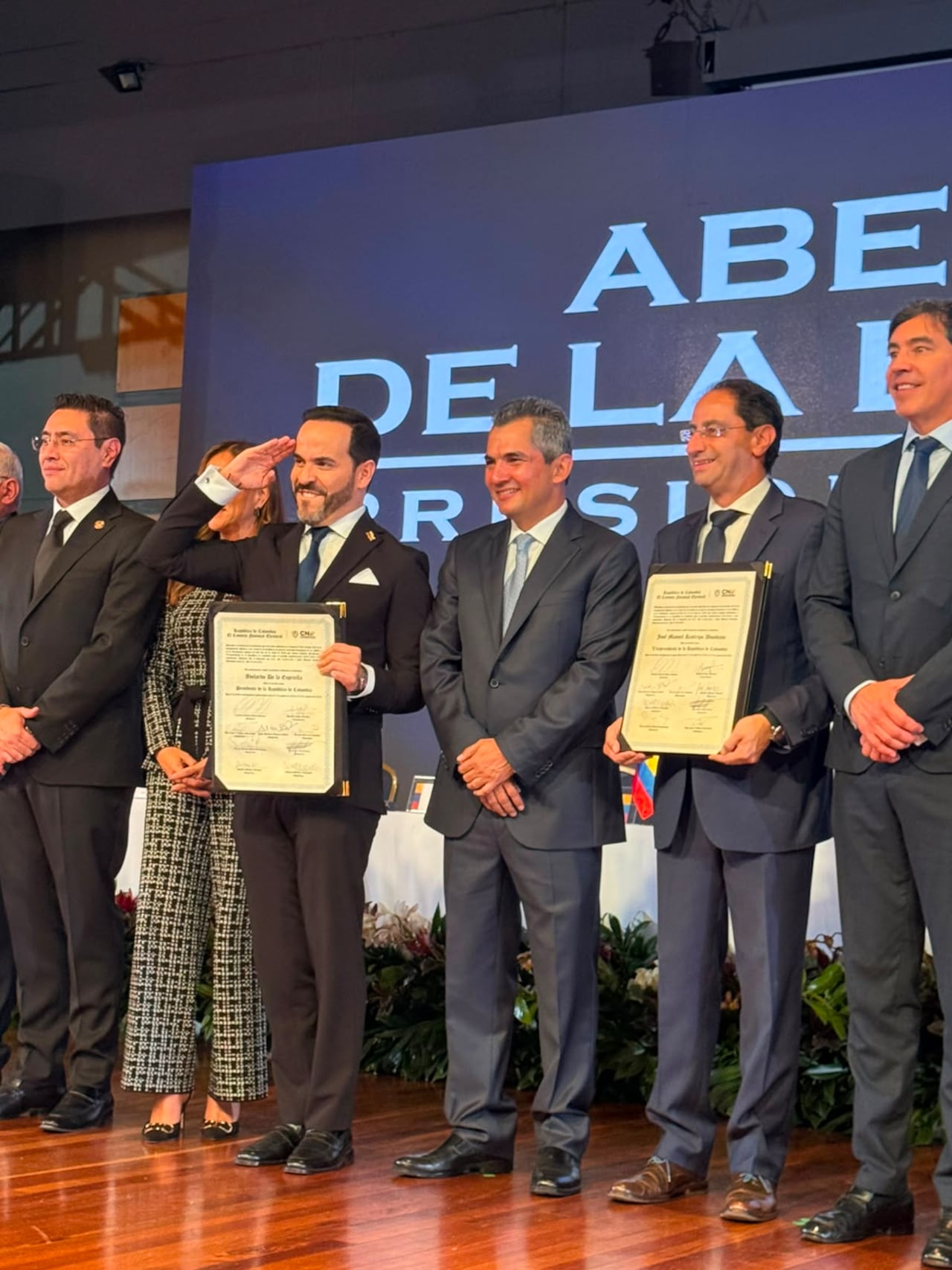 Abelardo De La Espriella y José Manuel Restrepo
