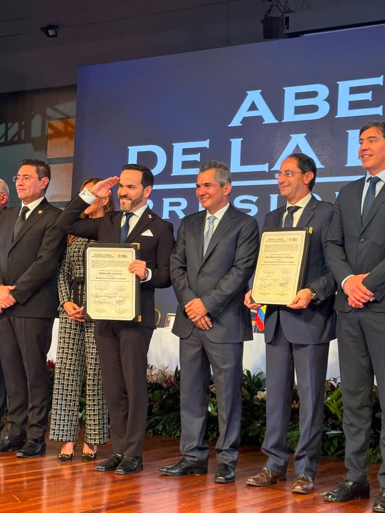 Abelardo De La Espriella y José Manuel Restrepo