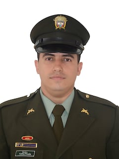 Carlos Andrés Pineda Castro es el patrullero que fua asesinado.