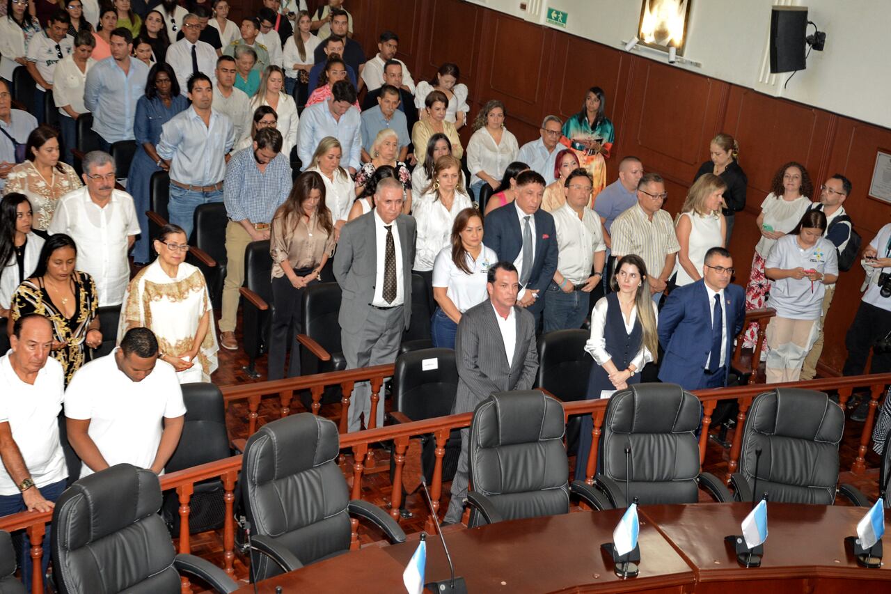 Cali: Acto de conmemoración de los 22 años del secuestro de los diputados de la Asamblea departamental.