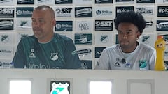 Cali: Rueda de prensa Deportivo Cali, Rafael Dudamel y Johan Martínez.