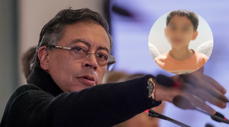 Gustavo Petro y Kevin Acosta.