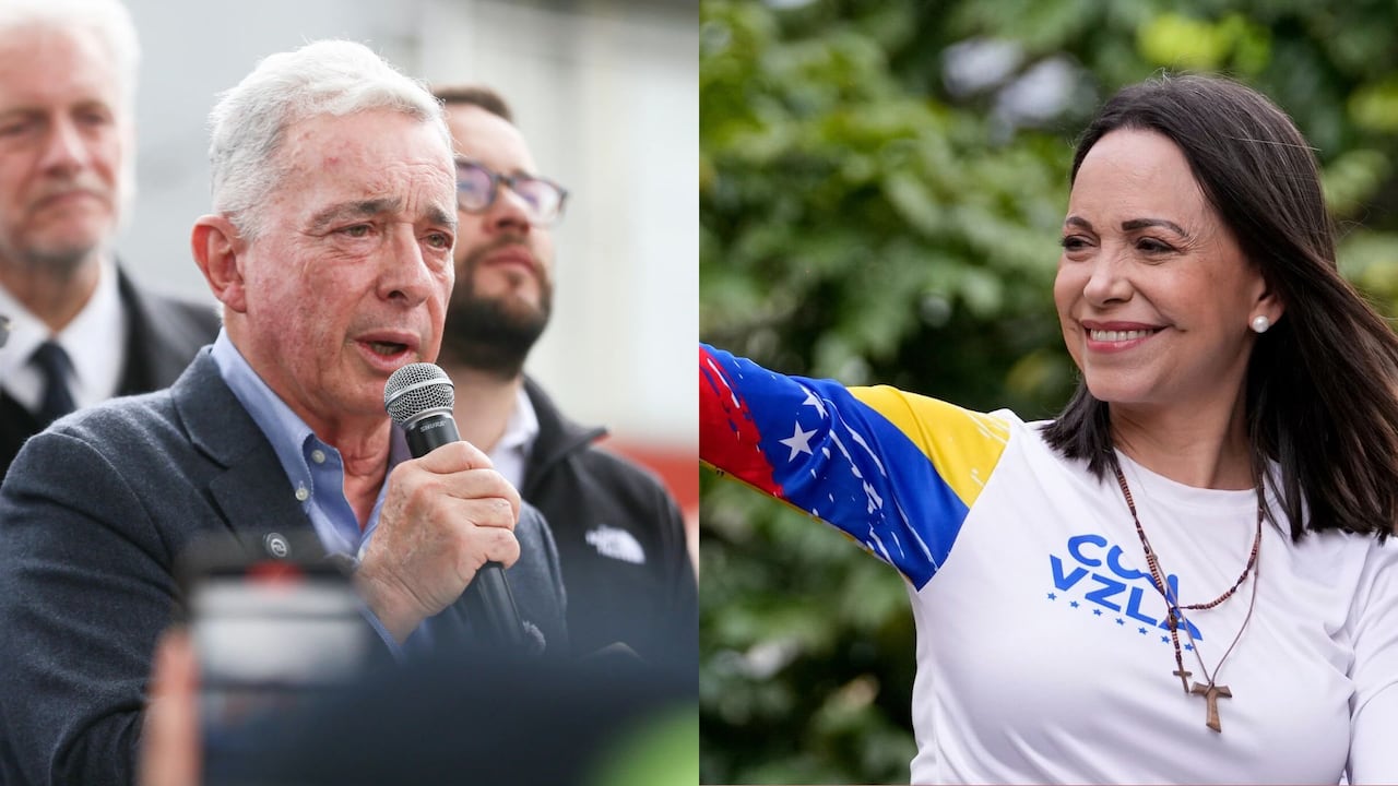 Uribe celebra premio Nobel de Paz de María Corina Machado y dice que Trump debe ganarlo el próximo año.