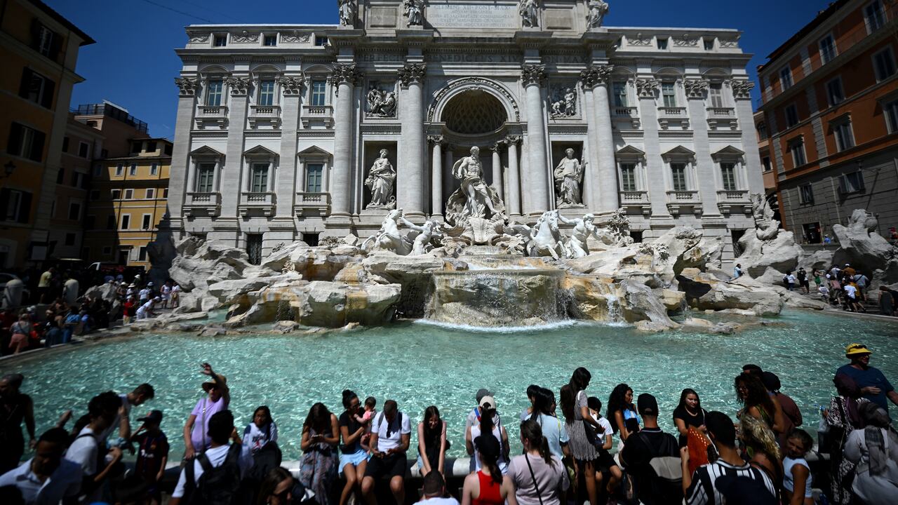 La Fontana di Trevi es una de las fuentes más visitadas del mundo.
