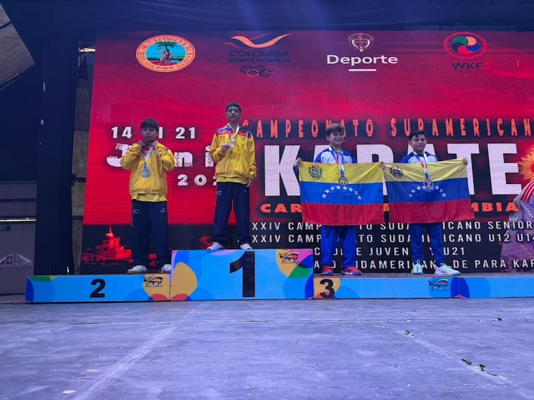 Miguel Ángel Gómez Meneses conquistó la medalla de oro en la categoría Sub-14 (-45 kg) y se coronó campeón suramericano durante el XXXIV Campeonato Suramericano de Karate, disputado en Cartagena.