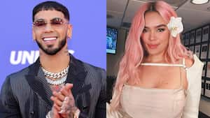Anuel AA y Karol G.