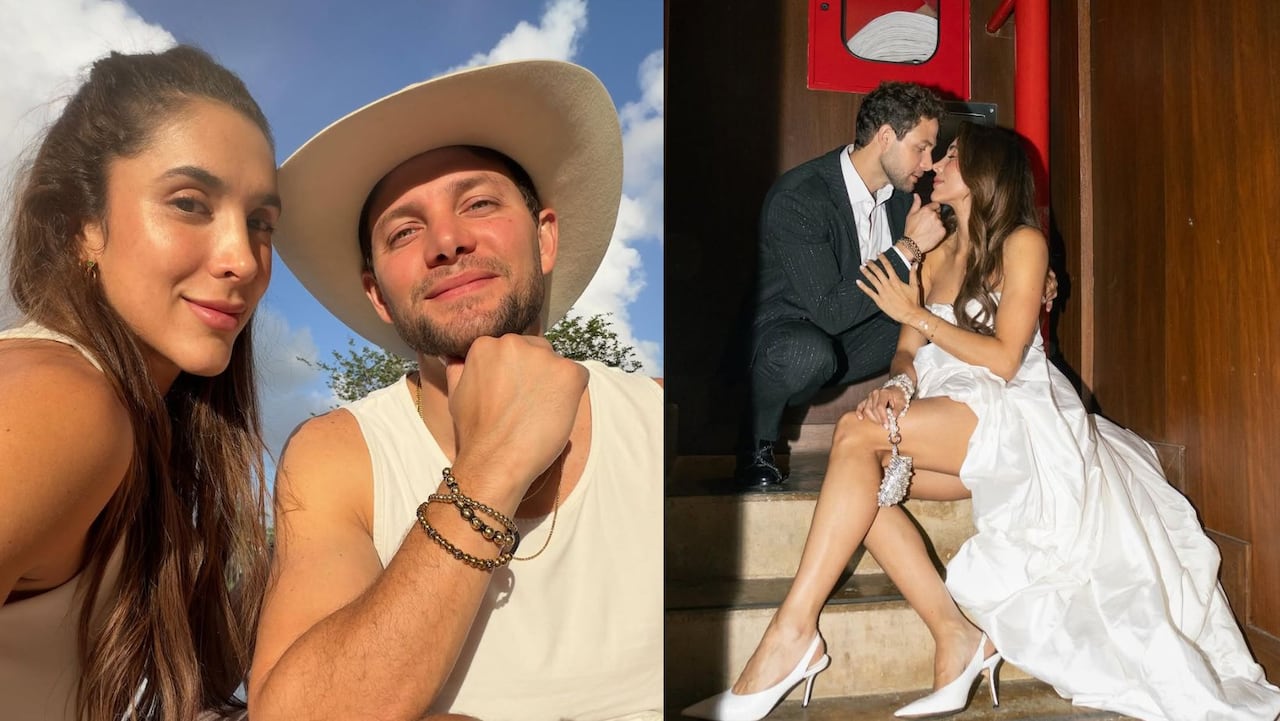 Daniela Ospina y Gabriel Coronel se casaron