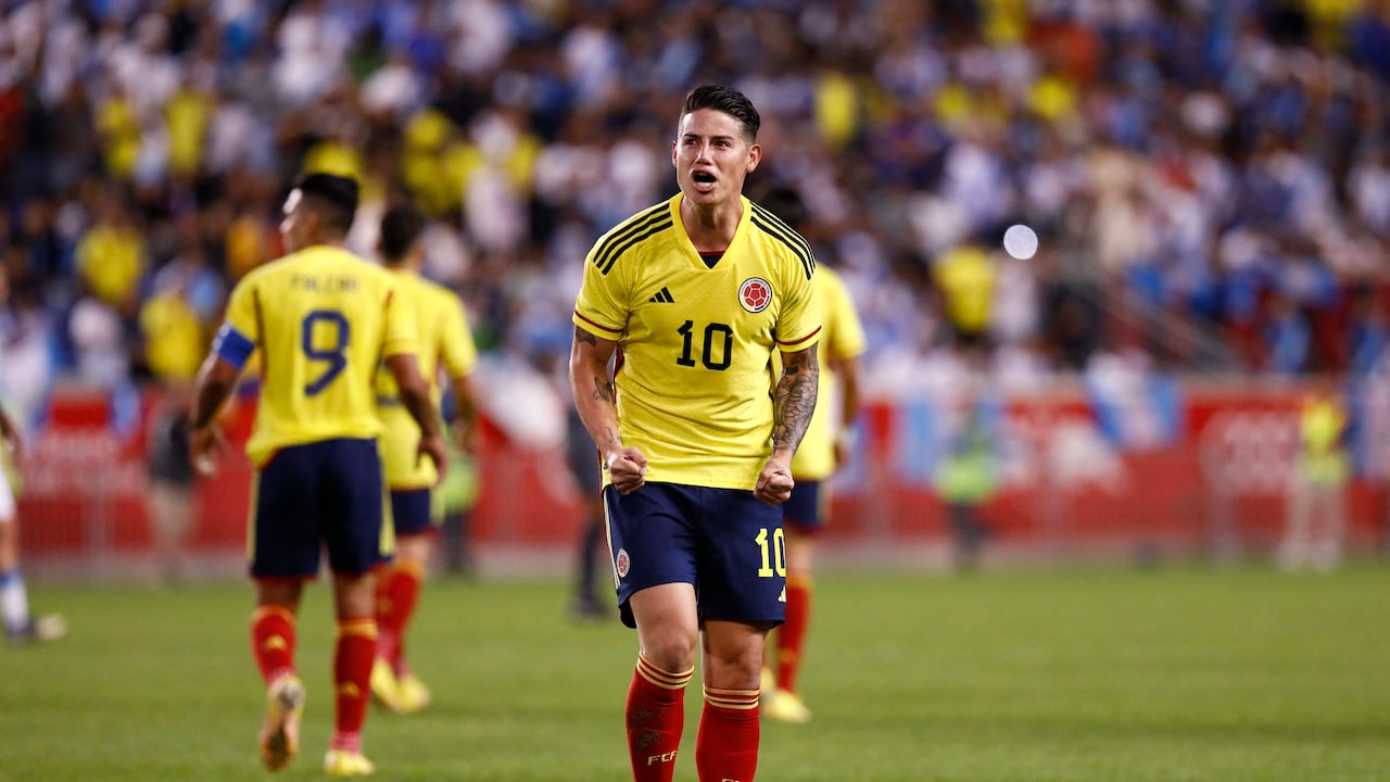 James Rodríguez con la Selección Colombia