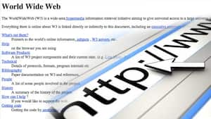 Primera página web.