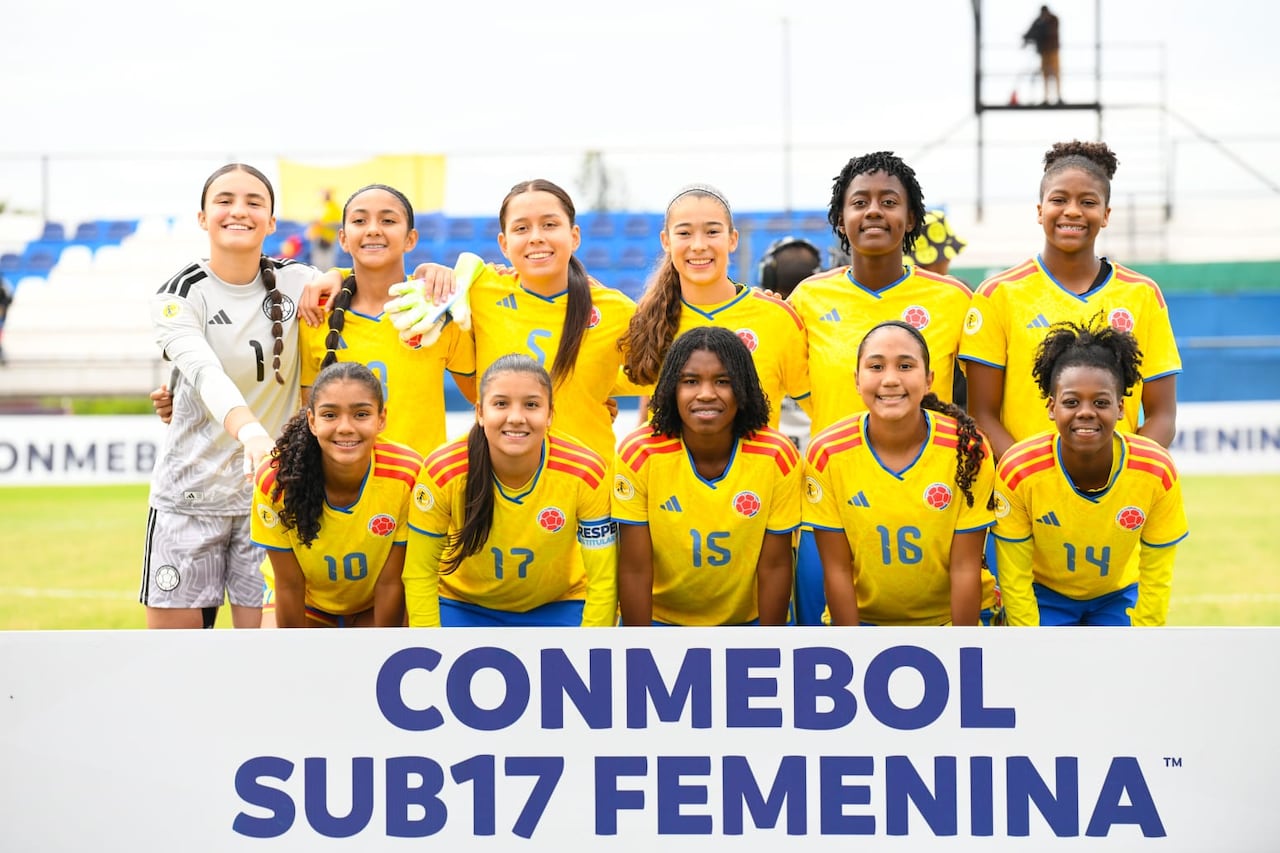 Colombia Femenina vs. Venezuela, por la Fase Final de la CONMEBOL Sub-17 2026, en el Estadio Ameliano, Villeta, Paraguay.