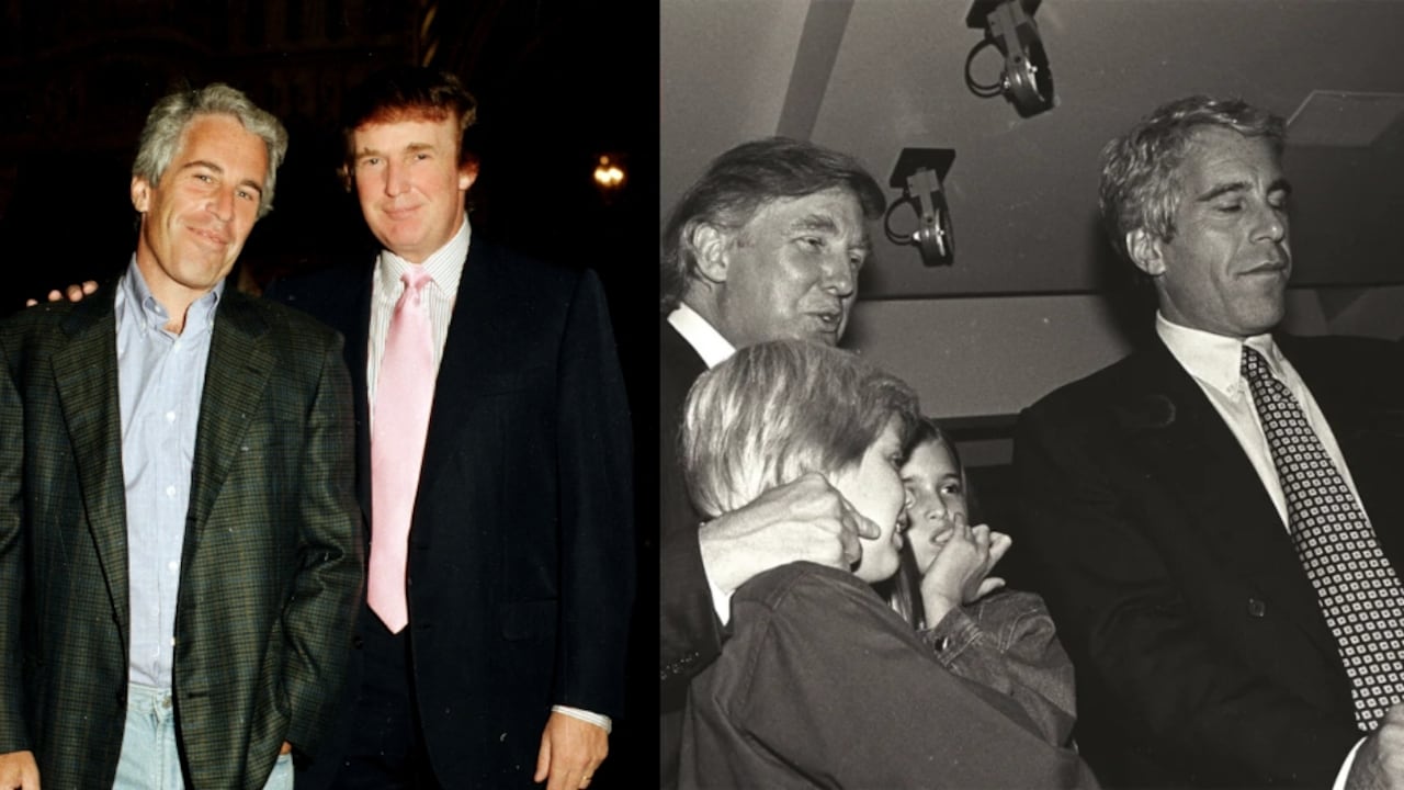 Jeffrey Epstein y Donald Trump