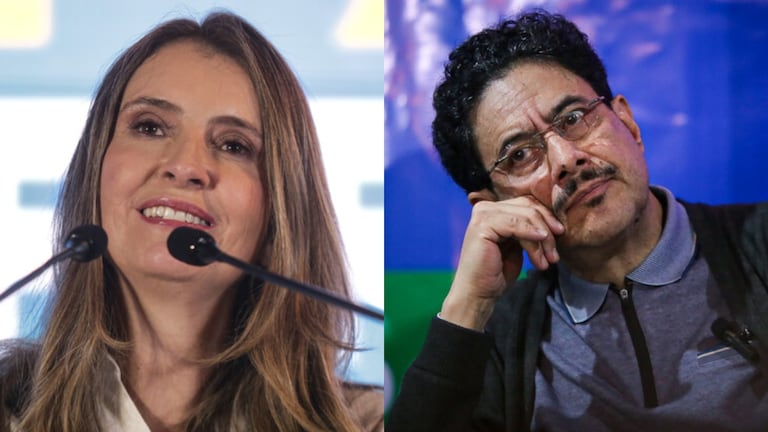 Paloma Valencia e Iván Cepeda