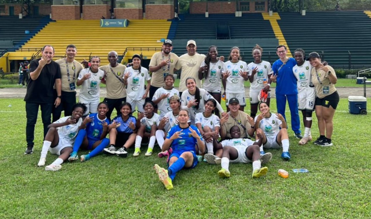 Internacional de Palmira tras una victoria en la Liga Femenina 2026.