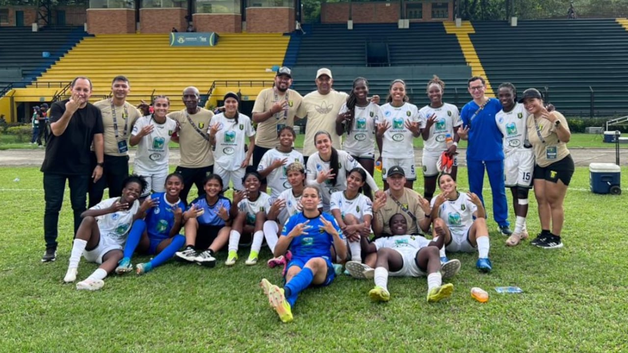 Internacional de Palmira tras una victoria en la Liga Femenina 2026.
