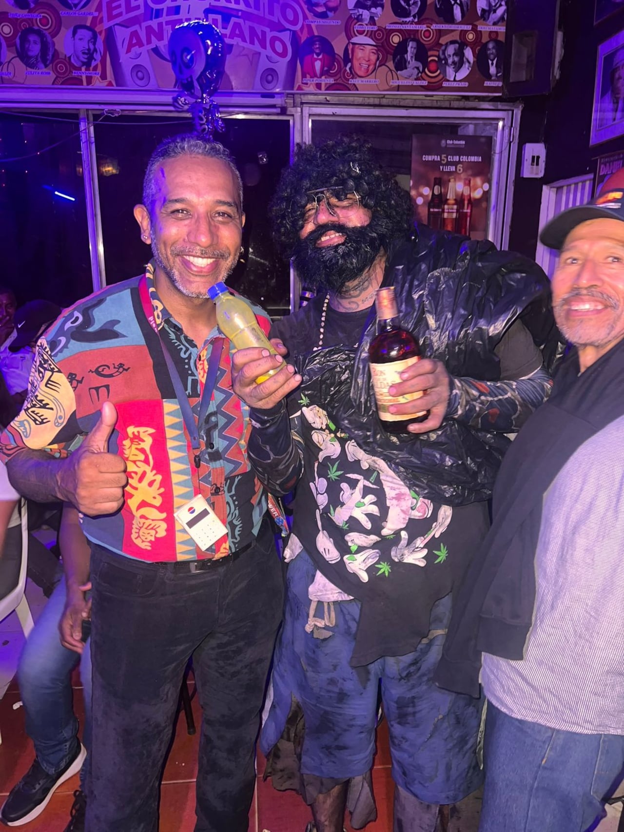 Diego Fernando Giraldo (izquierda), propietario de El Chorrito Antillano.