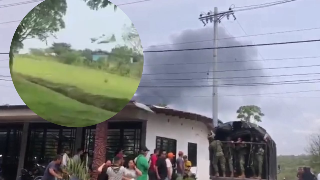 Video minutos previos al accidente del avión de la Fuerza Áerea en Putumayo.